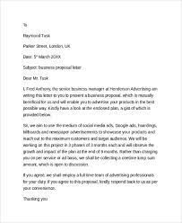Free 7 Sample Business Proposal Cover Letter Templates In Pdf Ms Word