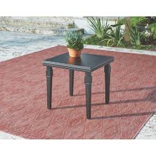 Balencia bronze round side table. Home Decorators Collection Dunham Manor Metal Antique Bronze Outdoor End Table 9871300280 The Home Depot
