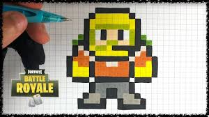 Skin Fortnite En Pixel Art Pixel Art Rapace Fortnite Youtube In 2020 Pixel Art Pixel Art Games Pixel Color