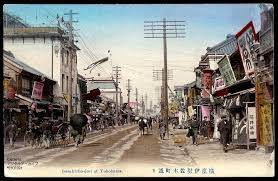 yokohama benkiyodo tonboya 手彩色絵葉書横浜トンボヤ伊勢佐木町通り明治大正時代 風景 横浜 大正