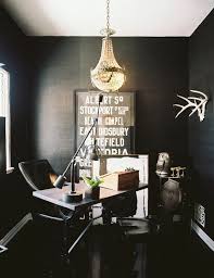 Sharp All Black Office Schwarze Wande Buro Inspiration Dekor