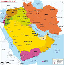 Map Of Middle East Middle East Map Asia Map Middle East