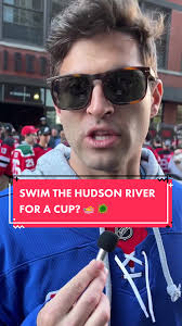 Swim the Hudson River to win a Stanley Cup? IT MEANS MORE 🏆 😤 #fyp #fy  #hockey #nyrangers #njdevils #stanleycup