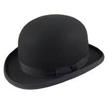 Black Wool Felt Fashion Bowler Hat Christys