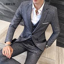 26,033 resultados productos fabricantes y proveedores. 2 Piezas Otono Invierno Nuevos Hombres Traje Grueso Delgado Fit Vestido De Boda Trajes Para Hombres Un Boton Gris Blazer Conjunto Traje Informal De Hombre De Negocios