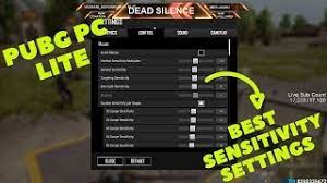 Pubg Pc Lite Best Sensitivity Setting Ever You Can Perfect Your Aim Youtube