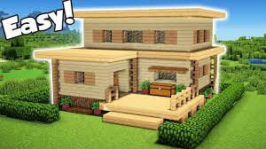Then use the inspiration to make these work in minecraft. Minecraft Easy Starter House Tutorial How To Build A House In Minecra Easy Minecraft Houses Cute Minecraft Houses Minecraft Houses