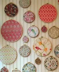 Embroidery Hoop Wall Art Diy Wall Decor Embroidery Hoop Wall Embroidery Hoop Wall Art Fabric Decor