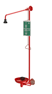 Combined emergency showers (body and face) - Hals Interiors