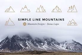 Maybe you would like to learn more about one of these? Simple Line Mountains Bonus Logos Simple Lines Mountain Designs Vector Graphics Design