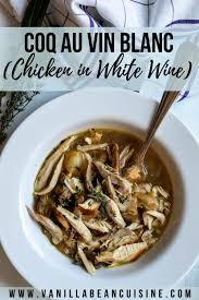 Coq Au Vin Blanc Chicken In White Wine Sauce Recipe Chicken White Wine Sauce Coq Au Vin Coq Au Vin Blanc