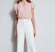 T-Tahari Cropped Wide Leg Pant