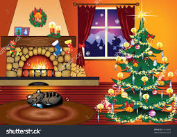 See more ideas about christmas living rooms christmas christmas home. Living Room With Christmas Tree Clipart Novocom Top