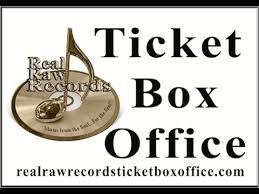 Real Raw Records Ticket Box Office Ticket Boxes Records Box Office
