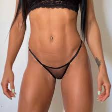 Calcinha Micro Fio Dental Triângulo Transparente: Sensualidade e Conforto