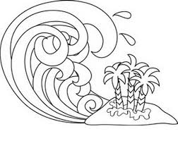 Tsunami Wave Coloring Page Sketch Coloring Page Black And White Lines Tsunami Waves Tsunami