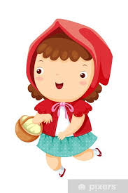 Fotomural Little red riding hood • Pixers® - Vivimos para cambiar