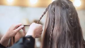Today i'm going to be showing you 5 quick hairstyles for young girls! Master Making Hairstyle Girl Beauty Salon Professional Hairdresser Doing Hairstyle Video By C Tverdohlib Com Stock Footage 190936400