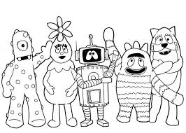 They are all free to print, and the kids will love coloring them in. 12 Ideas De Cumple Santi Pintar Yo Gabba Gabba Dibujos Para Colorear Pintar