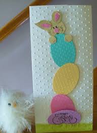 Make sure that you don't have any fans or air conditioners on near where you are building your card tower. Egg And Bunny Tower Card Create With Dee