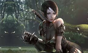 Hd Wallpaper Fantasy Elf Black Hair Girl Short Hair Woman Woman Warrior Wallpaper Flare The dark elf harrow were a class of ships used as starfighters by the dark elves. fantasy elf black hair girl short