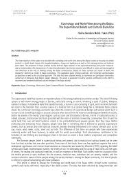 Kumpulan etnik yang terbesar adalah suku kaum dusun yang merupakan satu pertiga dari penduduk sabah. Pdf Cosmology And World View Among The Bajau The Supernatural Beliefs And Cultural Evolution