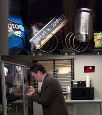 The One Where Jim Puts Dwight S Belongings Into The Vending Machine The Office Seasons The Office Jim Cold Open