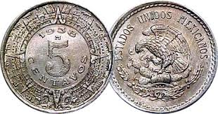 I have a estados unidos mexicano 100.00 1987 i would like to know how much it is, i always saved my mothers old coins. Coin Value Mexico 5 And 10 Centavos 1936 To 1946