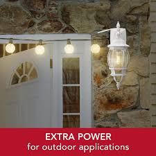 Maybe you would like to learn more about one of these? Buy Sunbeam 16891 1 Light Outdoor Wall Sconce With Integrated Gfci Clear Glass White Finish Led Edison Bulb Included Online In Vietnam B08p4rmzsh