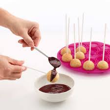 Dark or white chocolate candy melts. Silicone Cake Pops Mould Lekue