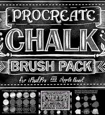 Procreate Lettering Brush Pack Free Download Procreate Lettering Lettering Chalk Lettering