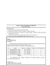Edi subarkah soal latihan, word tidak ada komentar. Latihan Soal Word Coach