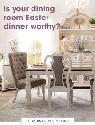 Lennox round 5 piece dining set with upholstered chairs. Bobs Discount Furniture Is Your Dining Room Easter Dinner Worthy Milled