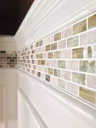 Let the layout of the space inform both the height of your wainscoting and the material. Tile Detail From Powder Room Update Shadow Box Wainscoting And Tile Border Wainscoting Room Update Powder Room