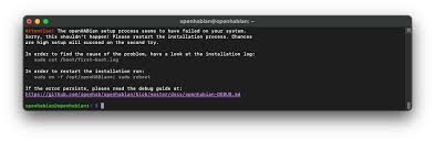 Virtual clone drive only works with this kind of operating system. Openhabian Openhab