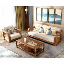 Meja tamu ini dirancang dengan bentuk yang simpel tidak akan pengiriman dilakukan dari jepara menggunakan expedisi khusus furniture menggunakan truk. Kursi Tamu Jati Minimalis Terbaru Kayu Model 2019 Harganya Store Jati