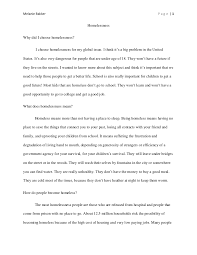Homelessness can be defined as living in housing that is below minimum standards or even lack secure and homelessness is a big problem since it has significant adverse effects for the homeless people themselves but also imposes large social costs. Research Paper Homelessness