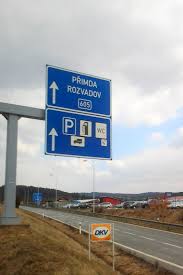 E50 Rozvadov Plzen Region Highway Signs