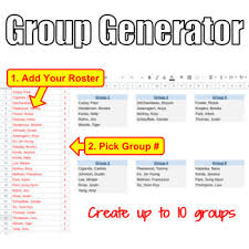 Seating Chart Group Generator
