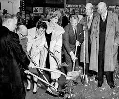 Hollywood & Vine the Documentary - The Walk of Fame started life in 1956,  with Hollywood Chamber of Commerce president EM Stuart proposing it  “maintain the glory of a community whose name