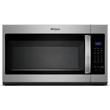 Whirlpool 1 7 Cu Ft Over The Range Microwave With Electronic Touch Controls Fingerprint Resistant Stainless Steel Lowes Com In 2020 Range Microwave Stainless Steel Microwave Microwave Hood
