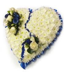 Also to include a mixture of foliage also to include a mixture of foliage to give the funeral tribute that technical edge. Broken Blue Funeral Heart Tributes From 45 00