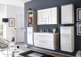 Badezimmer 5tlg Sonoma Weiss Mit Beleuchtung Woody 32 00231 Holz Modern Jetzt Bestellen Unter Https Moebel L Badezimmer Komplett Badezimmer Badezimmer Set