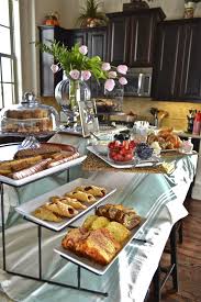 On Saturday My Mother Hosted A Lovely Brunch For Some Of My Bridesmaids Before We Headed Out To The Bridal Extravaganza Brunch Decor Brunch Party Brunch Buffet