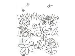 Aprender a dibujar este tipo de dibujos es muy fácil para los niños. Dibujo De Flores Y Abejas Para Colorear Con Ninos