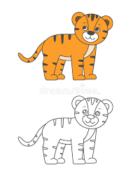 Hoje você vai ter dezenas de imagens, desenhos de tigre para colorir, pintar e se divertir. Tigre Para O Livro Para Colorir Ilustracao Do Vetor Ilustracao De Pintura Molde 88321104