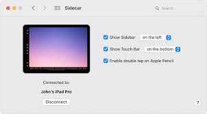 It's used for connecting an ipad to a monitor or tv or something of the sort. Use Your Ipad As A Second Display For Your Mac With Sidecar Apple Support