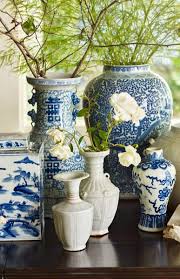 Coral Ming Large Ceramic Collection Frontgate In 2021 Blue And White Vase Blue White Decor Blue Decor