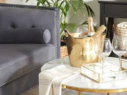 Der tisch hat eine sehr individuelle form. Couchtisch Weiss Gold Marmor Optik Rund O70 Cm Quincy Mobel Lampen Accessoires Bis Zu 70 Gunstiger Avandeo