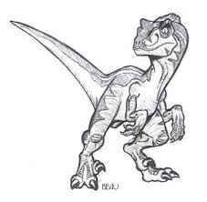 Jp Raptor By Beaubaphat On Deviantart Dinosaur Drawing Dinosaur Sketch Velociraptor Drawing